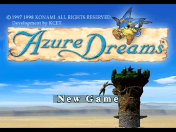 Azure Dreams (US) screen shot title